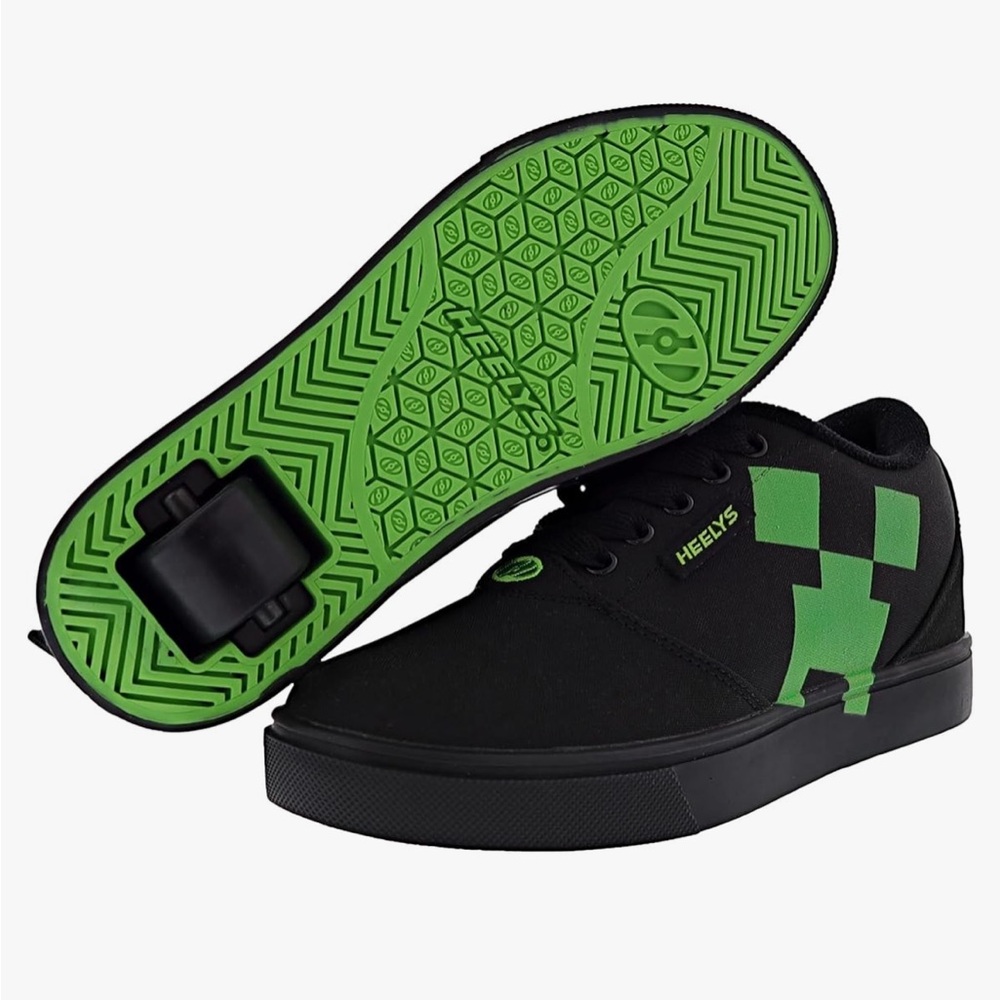 Heelys Unisex-Child Pro 20 Minecraft (Little Big Kid/Adult) Wheeled Heel Shoe